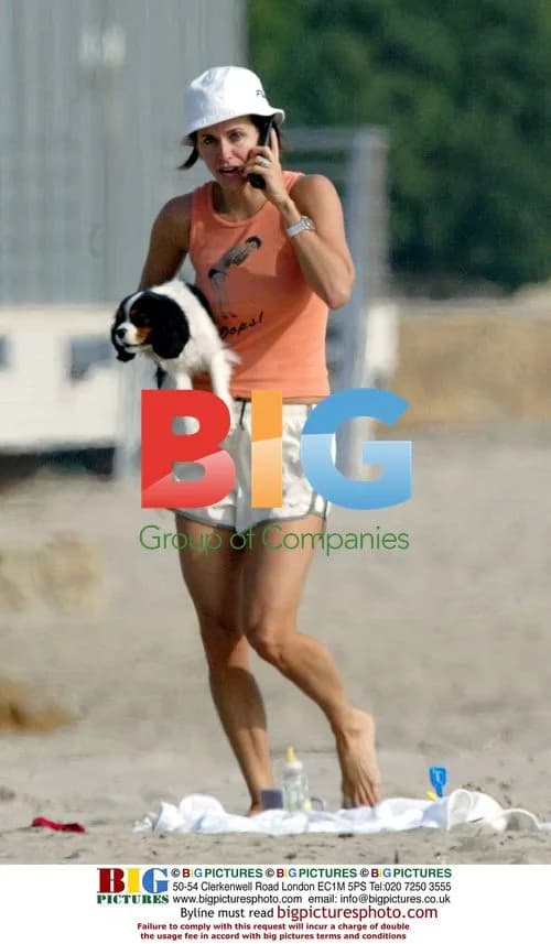 Courteney Cox with new puppy