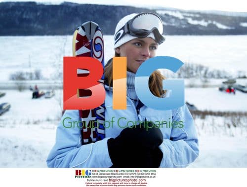 Princess Madeleine Skis in Sweden