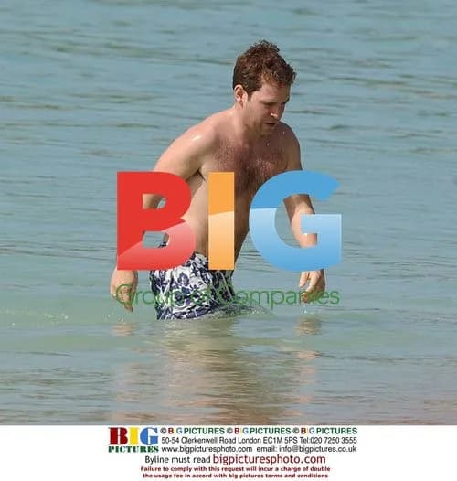 Tom Hollander on Barbados Beach