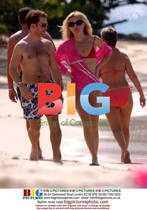 Tom Hollander on Barbados Beach
