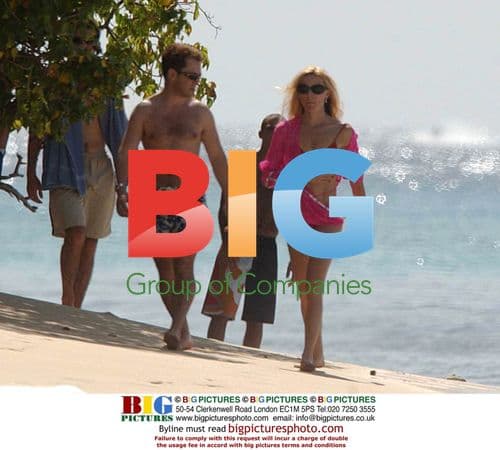 Tom Hollander on Barbados Beach