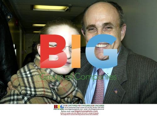 Rudolph Guiliani and Daughter Visit Broadway