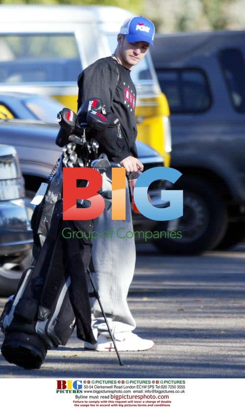 Justin Timberlake Plays Golf in L.A.