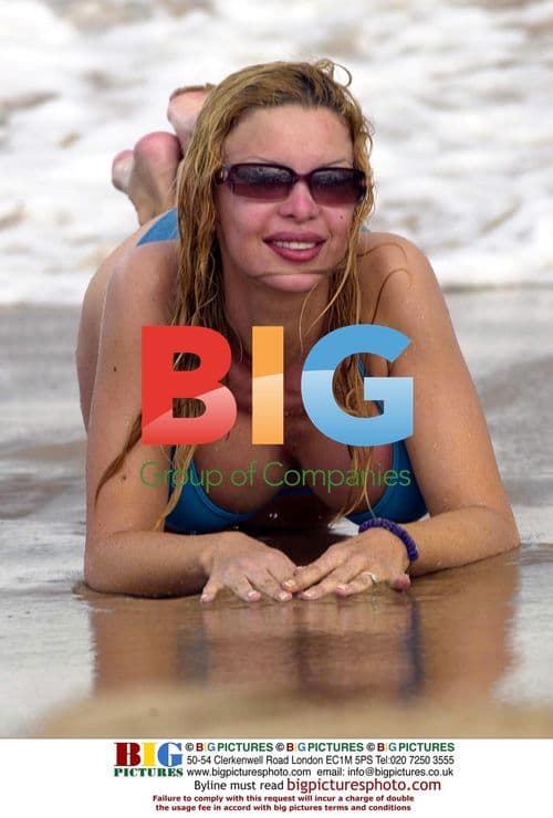 PAGE THREE GIRL ALICIA DUVALL IN BARBADOS