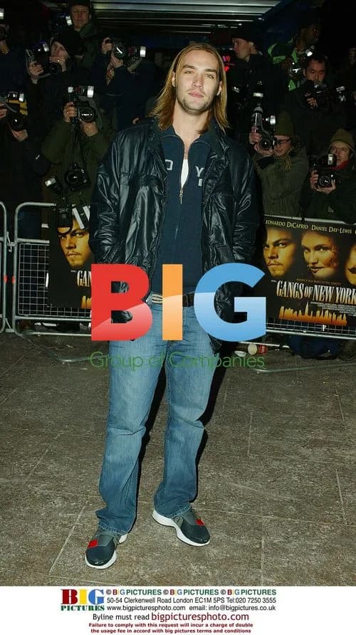 Callum Best Arrives at 'Gangs of New York' Premiere