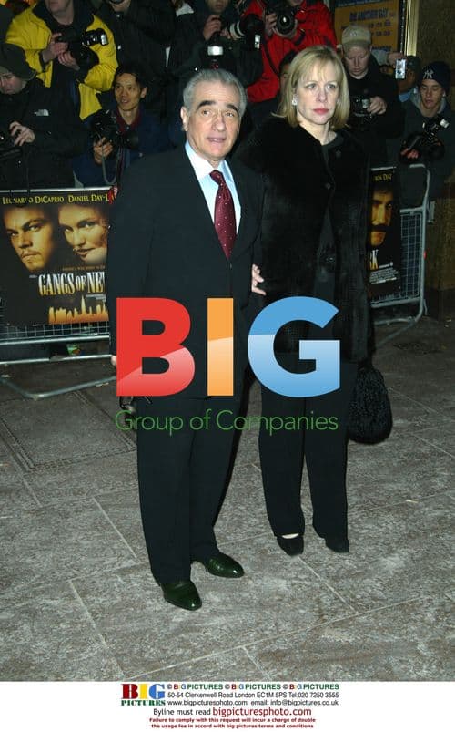 Scorcese at 'Gangs of New York' Premiere