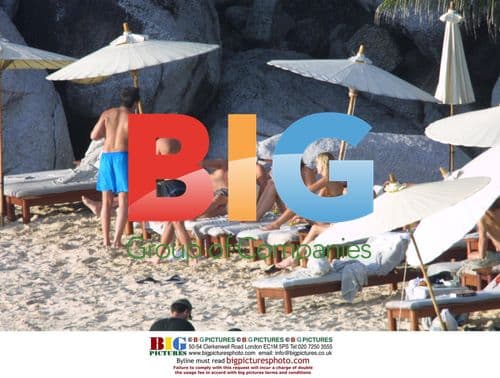 Kate Moss and family on Phuket holiday