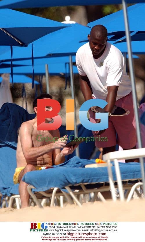 Martin O'Neill on Barbados vacation