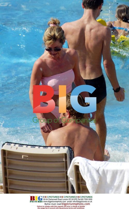 Anthea Turner and Grant Bovey in Dubai