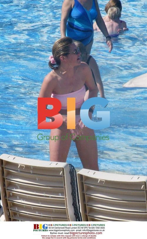 Anthea Turner and Grant Bovey in Dubai