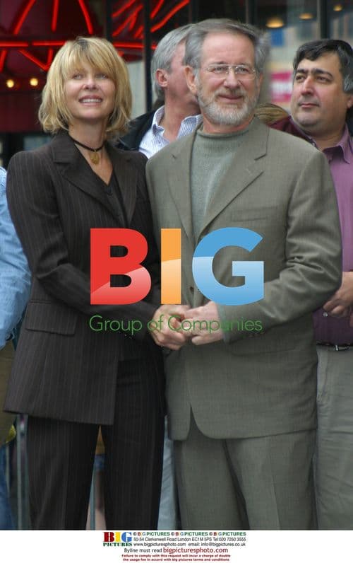 Steven Spielberg and Kate Capshaw at Walk of Fame