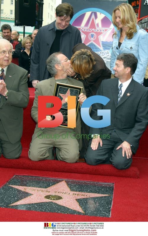 Steven Spielberg Receives Hollywood Star