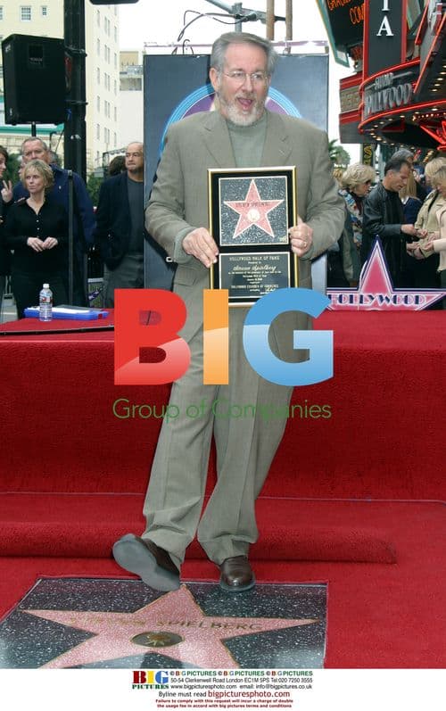 Steven Spielberg Receives Hollywood Star