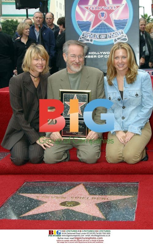 Steven Spielberg Receives Hollywood Star