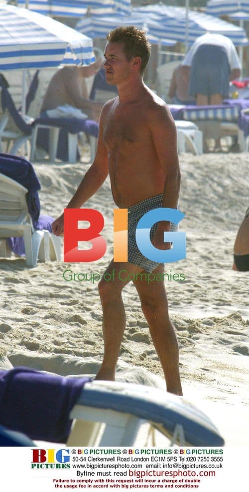 Stephen Hendry and son Blaine in Dubai