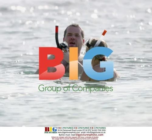 Chris Moyles Snorkeling in Barbados