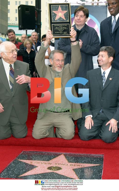 Steven Spielberg Receives Hollywood Star