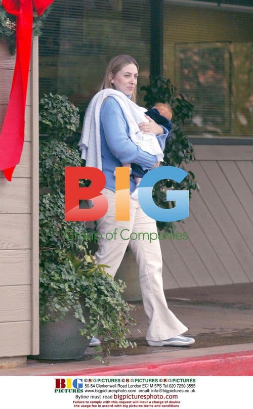 Brandon Fraser with family in Beverly Hills