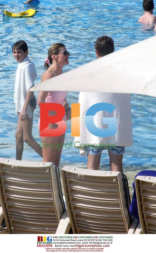 Anthea Turner and Grant Bovey on holiday in Dubai