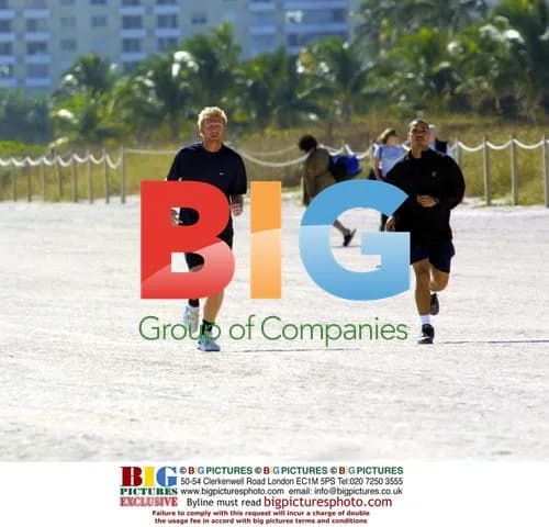 Boris Becker Jogging on Miami Beach