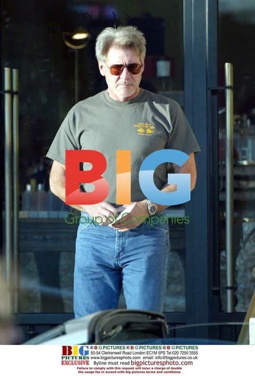 Harrison Ford Looking Unshaven in Beverly Hills