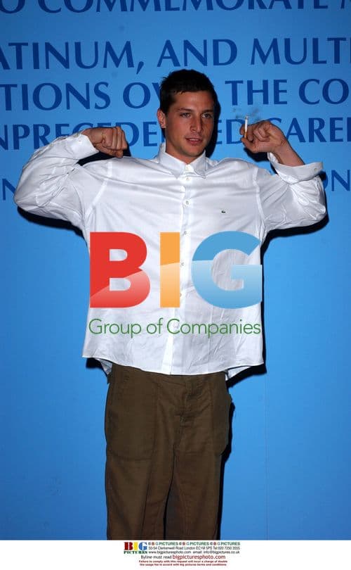 Simon Rex at Mariah Carey's post AMA party