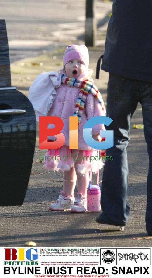 Noel Gallagher with Daughter Anais in London Park