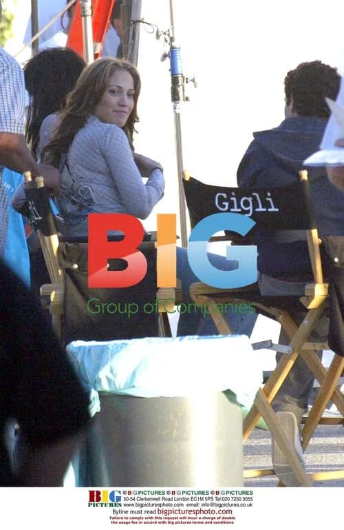Ben Affleck and Jennifer Lopez on Gigli set