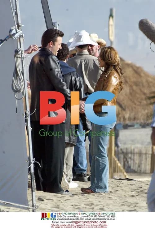 Ben Affleck and Jennifer Lopez on Gigli set