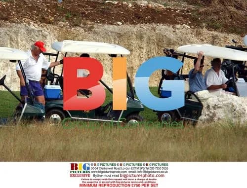 Martin O'Neill Golfing in Barbados