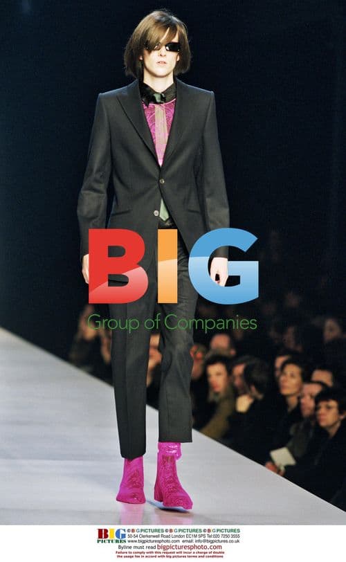 Model at Moschino Winter 2003/2004 Fashion Show