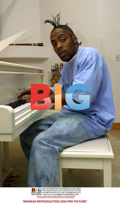 Rapper Coolio at Home in LA