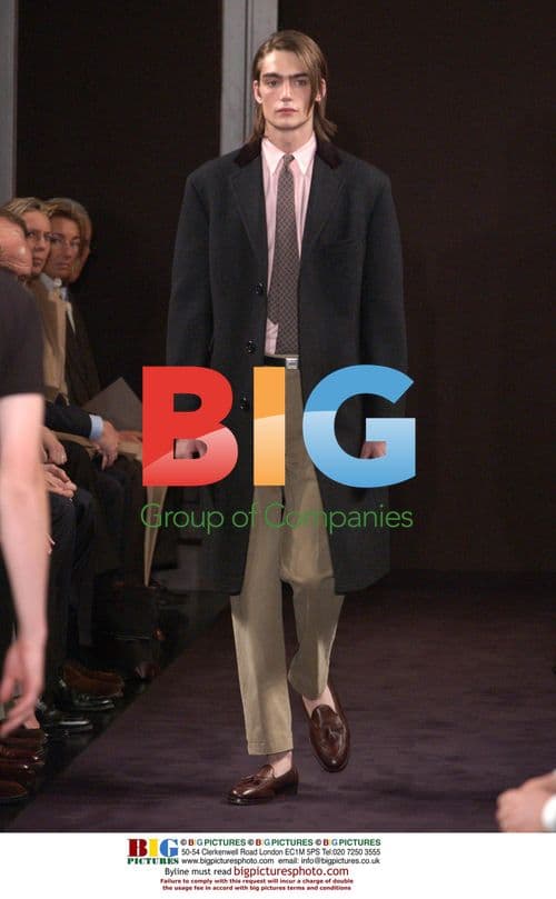 Model at Ralph Lauren Men's Fashion Show