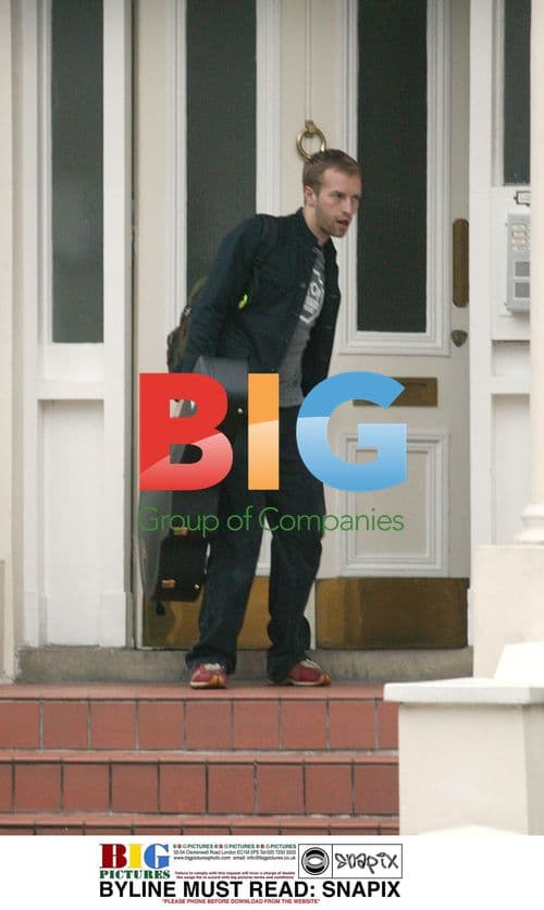 Chris Martin Leaving Home With Anti-Violence Tee