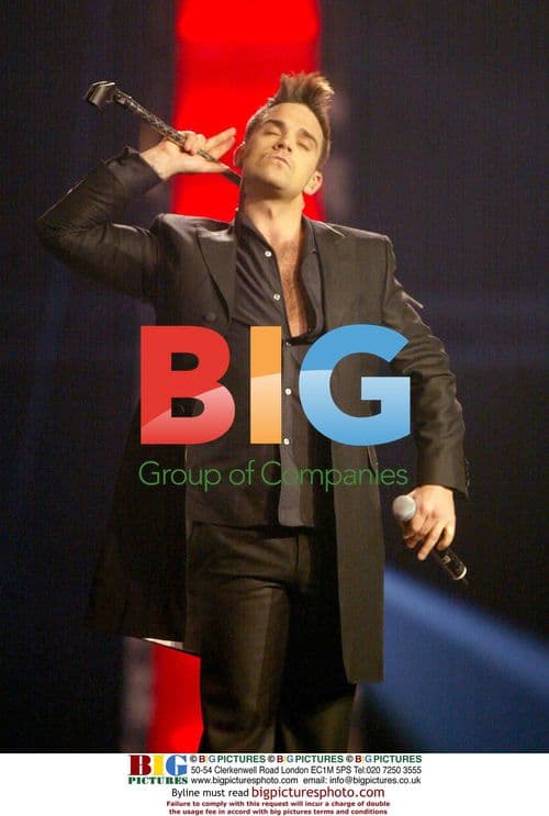 Robbie Williams at NRJ-Awards in Stockholm