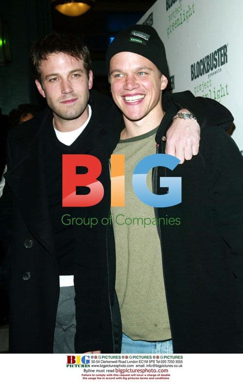 Ben Affleck and Matt Damon at Sundance 2003