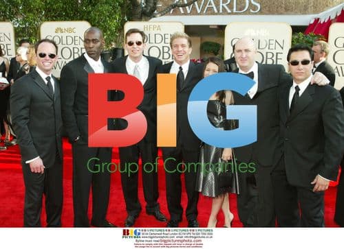 Cast of "The Shield" at Golden Globes