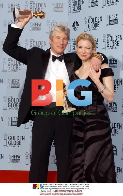 Richard Gere and Renee Zellweger at Golden Globes