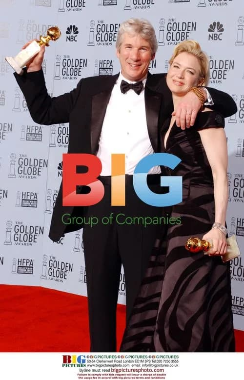 Richard Gere and Renee Zellweger at 2003 Golden Globe Awards
