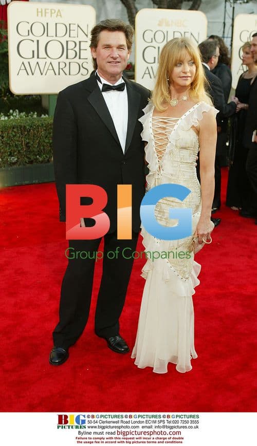 Kurt Russell and Goldie Hawn at Golden Globes