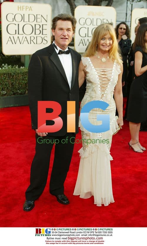Goldie Hawn and Kurt Russell at Golden Globes