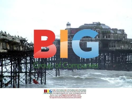 Famous Brighton West Pier Collapse