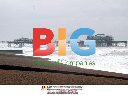 Brighton West Pier After Winter Storms