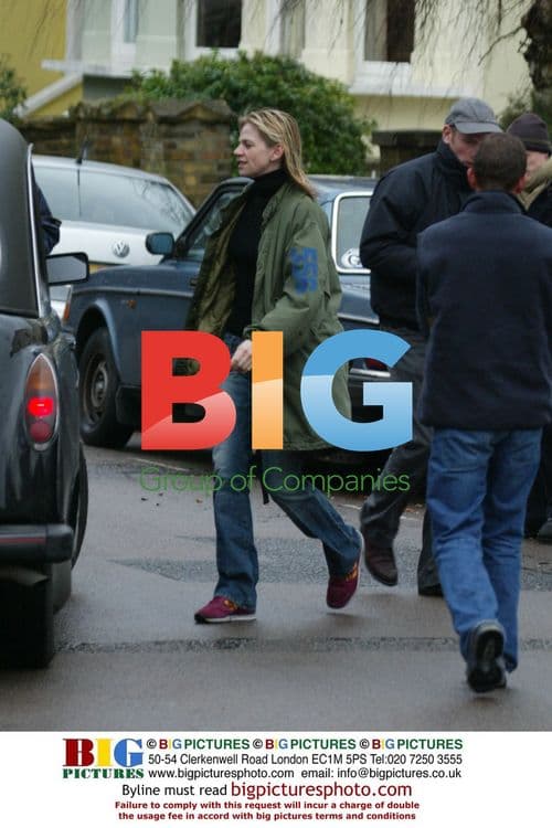 Zoe Ball Leaving North London Home