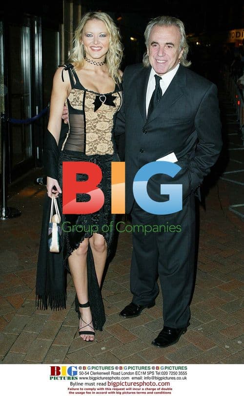 Peter Stringfellow and Lucy Carr at 'About Schmidt' Premiere