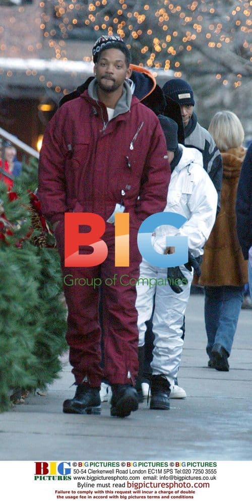 Will Smith Family Skiing in Aspen