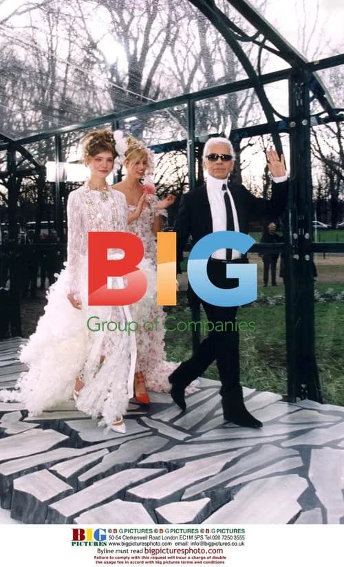 Karl Lagerfeld at Chanel Haute Couture Show