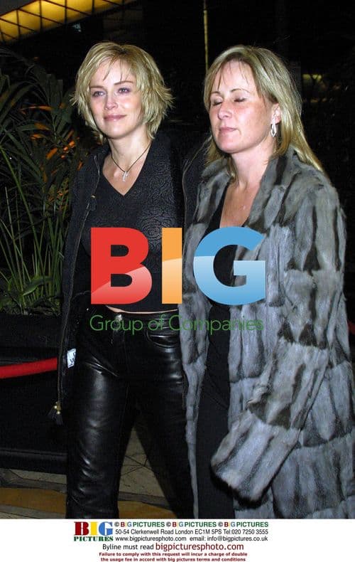Sharon Stone at Queen Latifah party