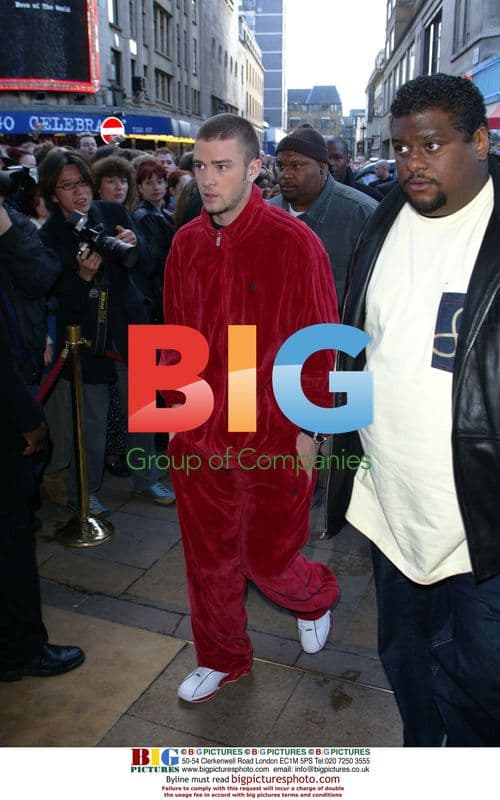 Justin Timberlake at Planet Hollywood in London