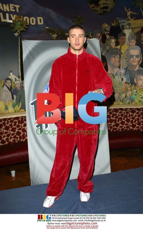 Justin Timberlake at Planet Hollywood in London